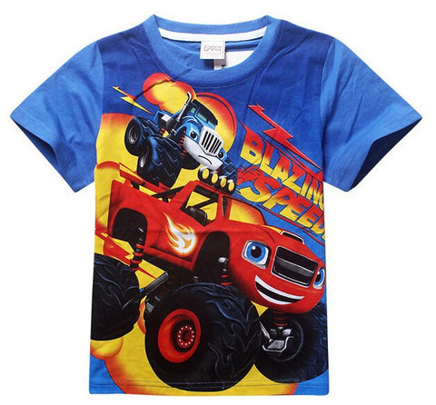 Blaze Monster Machines Tees Clothing Children TShirts