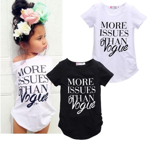 Baby Girls Summer Fashion Cotton Short Sleeve T-shirt
