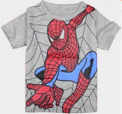 Spiderman Cotton Short-sleeved Children's T-shirt Printing