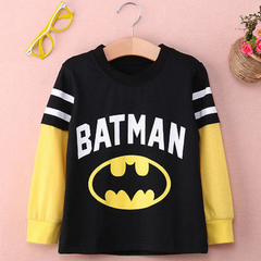 Long Sleeve T-Shirts For Boys Superman Batman