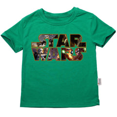 Short Sleeve Star War 3D T shirts for 2-14 Y.O Kids