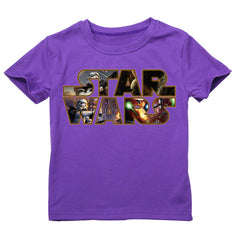 Short Sleeve Star War 3D T shirts for 2-14 Y.O Kids