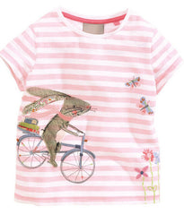 Childrens Tops Summer Clothes Short Sleeve Tee Blouse Shirts