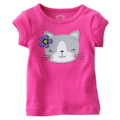 Childrens Tops Summer Clothes Short Sleeve Tee Blouse Shirts