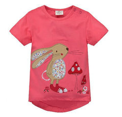 Childrens Tops Summer Clothes Short Sleeve Tee Blouse Shirts