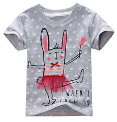 Childrens Tops Summer Clothes Short Sleeve Tee Blouse Shirts