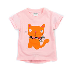 Childrens Tops Summer Clothes Short Sleeve Tee Blouse Shirts