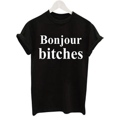 Print Casual Funny T Shirts Tee Shirt Femme Loose