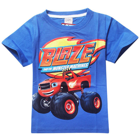 Blaze And The Monster Cartoon T-shirt for Kids