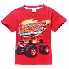 Blaze And The Monster Cartoon T-shirt for Kids