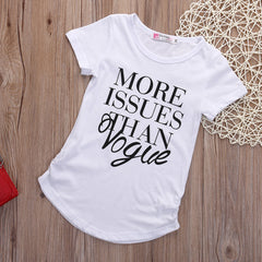 Baby Girls Summer Fashion Cotton Short Sleeve T-shirt