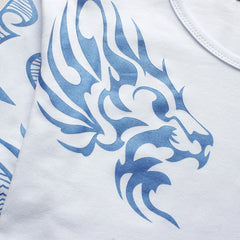 Slim Dragon Printing Atmosphere T-shirt