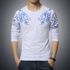 Slim Dragon Printing Atmosphere T-shirt