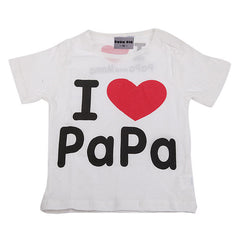 I Love Papa Mama Baby Children' Clothing T-shirts