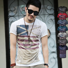 Camisa Masculina Tops Tees Men's T-shirt