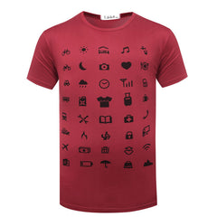 Camisa Masculina Tops Tees Men's T-shirt