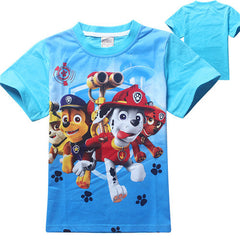 Summer Cartoon T Shirt Tops Tee Children Clothing