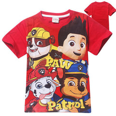 Summer Cartoon T Shirt Tops Tee Children Clothing