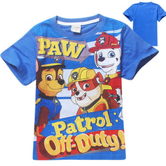 Summer Cartoon T Shirt Tops Tee Children Clothing