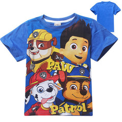 Summer Cartoon T Shirt Tops Tee Children Clothing