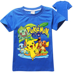 Summer Cartoon T Shirt Tops Tee Children Clothing