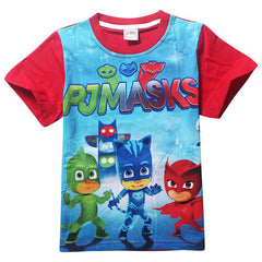 Summer Cartoon T Shirt Tops Tee Children Clothing