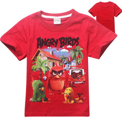 Summer Cartoon T Shirt Tops Tee Children Clothing