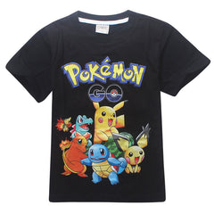 Summer Cartoon T Shirt Tops Tee Children Clothing