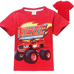 Summer Cartoon T Shirt Tops Tee Children Clothing