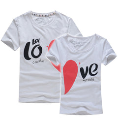 Couple T Shirts Men Women Short Sleeve Tops Tees Tracksuit