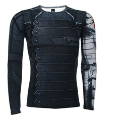 Compression Shirt Men Long Sleeve Fitness Crossfit T Shirts