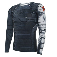 Compression Shirt Men Long Sleeve Fitness Crossfit T Shirts