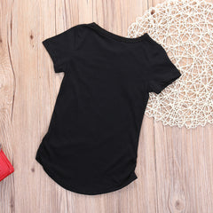 Baby Girls Summer Fashion Cotton Short Sleeve T-shirt