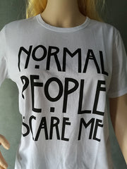 Normal People Scare Me Harajuku Tshirt for Women