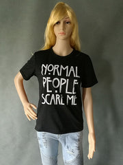 Normal People Scare Me Harajuku Tshirt for Women