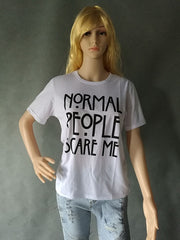 Normal People Scare Me Harajuku Tshirt for Women