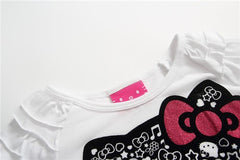 Baby Cotton Kitty Girl Tops