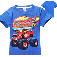 Blaze And The Monster Cartoon T-shirt for Kids