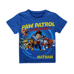 Children Cartoon Paw Partrol Clothing Boy Cotton O-neck T Shirts