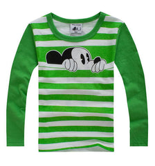 Cute Round Neck Pullovers Cotton Long Sleeve for Kids