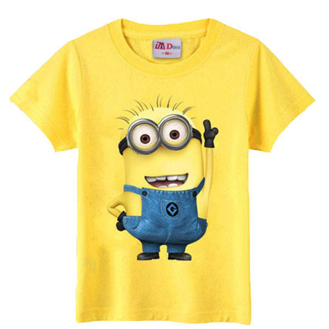 Minions T shirt Kids Baby Boy Girl Clothes